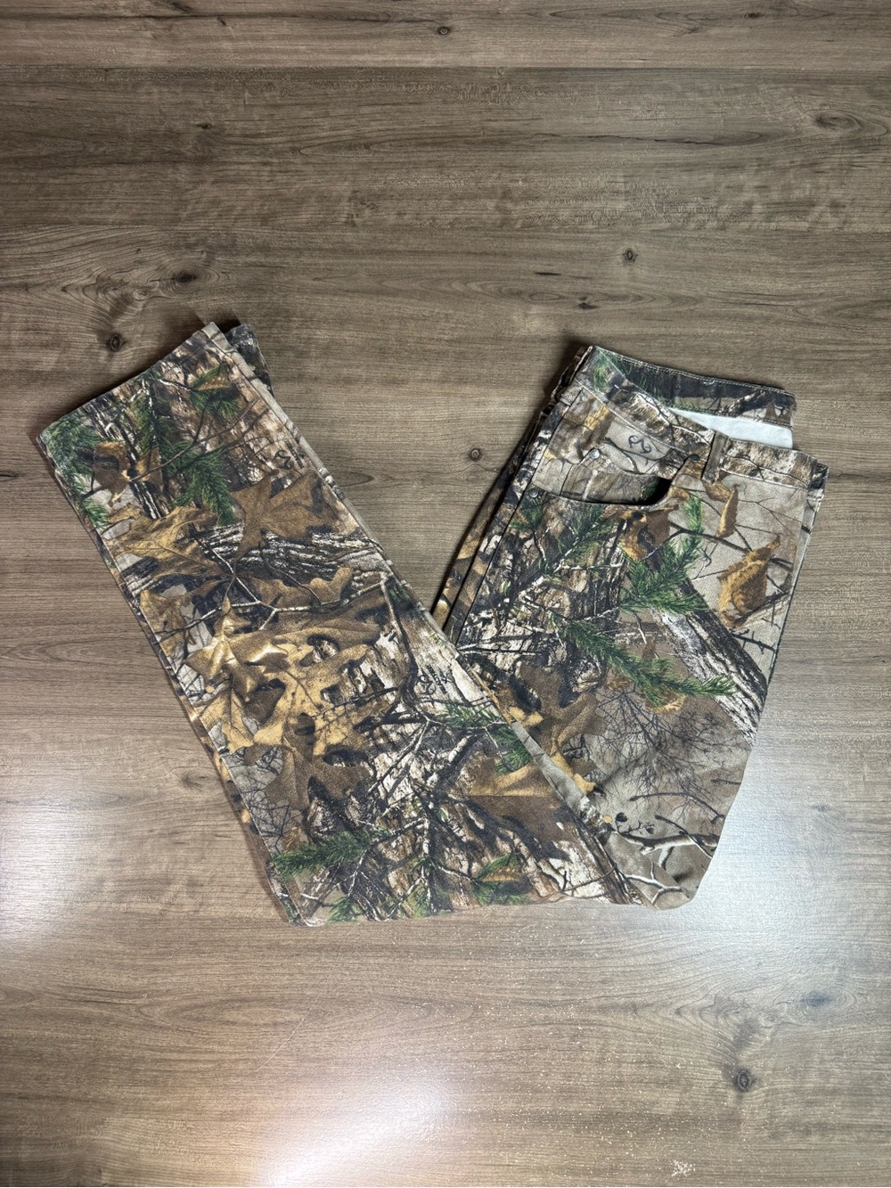 Wrangler Realtree Hunting Camouflage 100% Cotton Men’s Pants 40x34